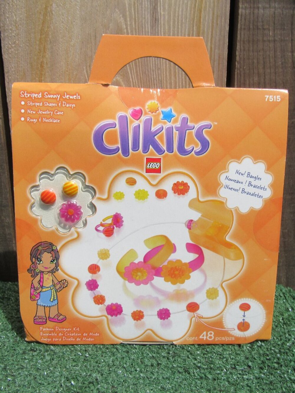 Brand New LEGO Clikits Striped Sunny Jewels Bangles Ring Necklace Kit 7515